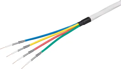 Obrázek produktu pro Goobay 67329, 100 m, Koaxiální, Koaxiální, Bílá