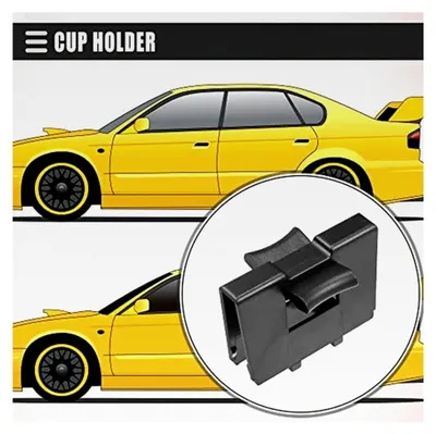 Produktbild von Getränkehalter Trennwandler für Subaru, Kunststoff, Schwarz