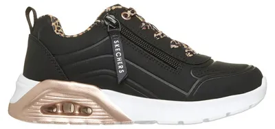 Immagine prodotto di Skechers, scarpa sportiva modello UNO Lite 2.0, fantasia leopardata, colore nero, taglia 39 EU (donna)