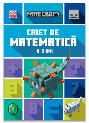 Produktbild von Minecraft Matheheft für 8-9-Jährige – Übungen durch Spiel