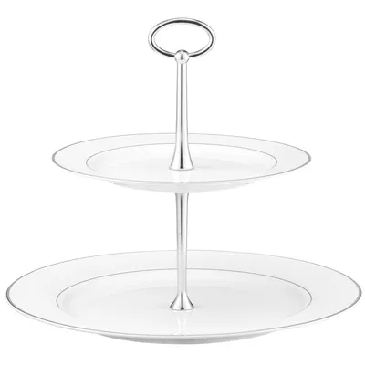Produktbild von Porzellan Glamour Tortenplatte 23 cm