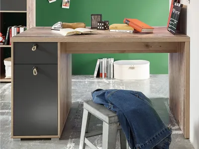 Produktbild von Schreibtisch Arbeitstisch Bürotisch Jugendschreibtisch Holztisch Tisch "Maila I"