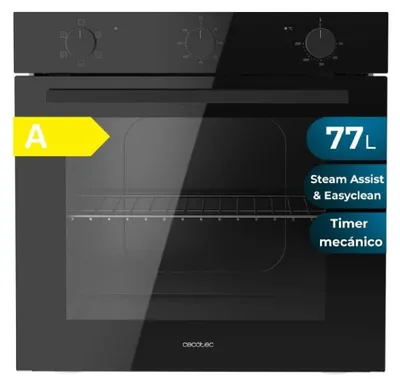 Produktbild von Cecotec Einbaubackofen 77L Bolero Hexa C126001 Glass Black Time A
