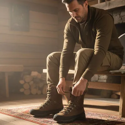 Produktbild von Almwalker Outdoorstiefel Alpha ATX Herren (Braun) Größe 41
