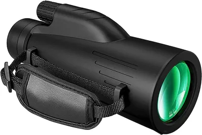 Produktbild von Teleskop-Monokular HD Wasserdicht mit Stativ Robust 12x50 Schwarz