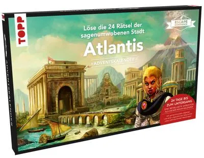 Immagine prodotto di Calendario dell'Avvento di Escape Experience - Atlantide. Risolvete i 24 enigmi della leggendaria città