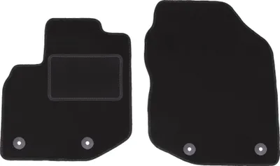 Immagine prodotto di Wielganizator tappetini auto velours anteriori adatto per Honda Jazz III (2011-2014, hatchback) neri, set 2 pz, con fissaggi