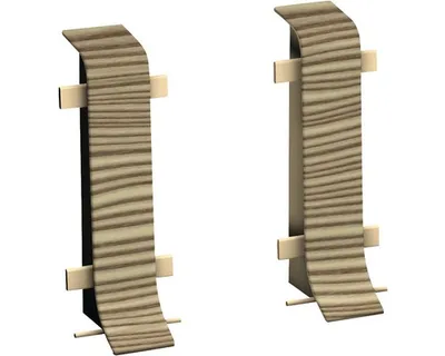 Produktbild von Prinz Verbinder für Klemm-Sockelleiste mit Kabelkanal Kanadische Fichte 50 mm