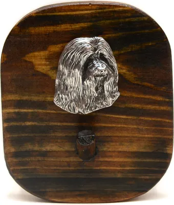 Image de Bearded Collie - Porte-laisse, porte-médaille pour chien, crochet à clés de la marque Art-Dog