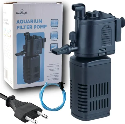 Produktbild von Aquarienfilterpumpe - Waschbarer Filter - 230 V - 500 l/h - für Sauerstoff und Filtration