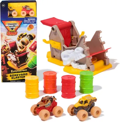 Produktbild von Monster Jam Mini Launchers Set, Aktion/Abenteuer, 3 Jahr(e), Mehrfarbig