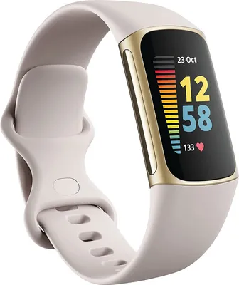 Produktbild von Fitbit Charge 5 1,04" softgold