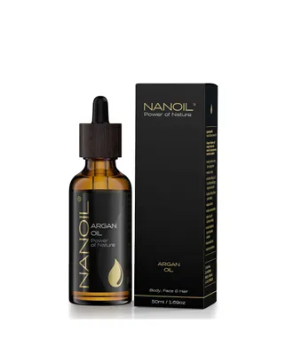 Obrázek produktu pro Nanoil Arganový olej pro intenzivní péči o vlasy a tělo, 50 ml.