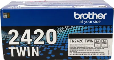 Image de brother TN-2420TWIN toner noir, set de 2 pièces