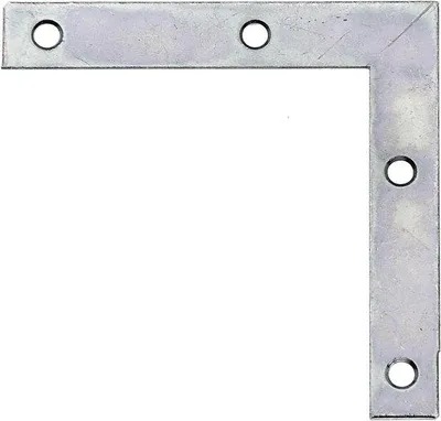 Zdjęcie produktu dla Narożnik wzmacniający – 75 mm – srebrny – do naprawy drewna