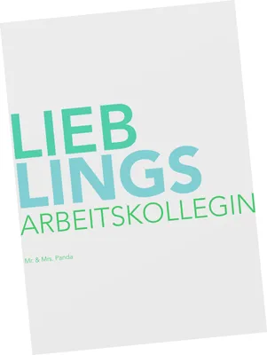 Produktbild von Mr. & Mrs. Panda bildkarte Arbeitskollegin - Weiß - Geschenk, Dankeschön, Postkarte, Grußkarte, Spruch, Ansichtskarte, Abschiedsgeschenk, Postkarten, Kunstkarten, Beruf