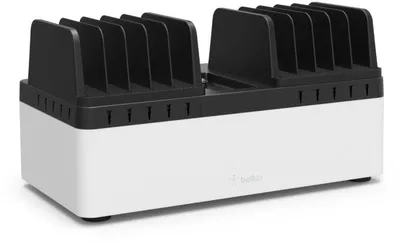 Immagine prodotto di Belkin B2B161VF organizzatore per stazioni di carica Da tavolo e a parete Nero Bianco