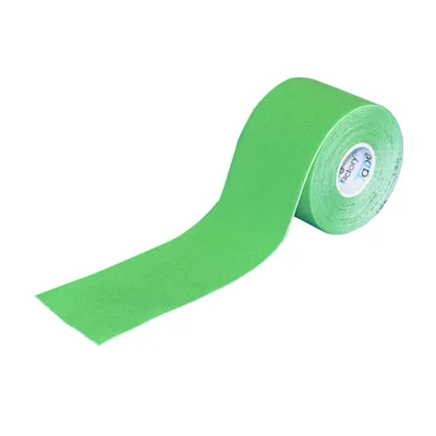Produktbild von Tapefactory24 Getting Started Kinesiologie Tape 5cm x 5m grün, Tapes Taping Klebeband Tapeverband Bandage wasserfest