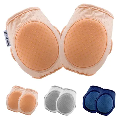 Obrázek produktu pro Chrániče na kolena pro kojence, 3 páry, unisex, prodyšný materiál, vhodné pro věk 6-12 měsíců