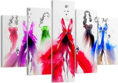 Produktbild von Bild auf Leinwand - Leinwandbild - Fotomodell Frau - 150x100cm - Wand Bild - Wanddeko - Wandbilder - Leinwanddruck - Bilder - Kunstdruck - Wanddekoration - Leinwand bilder - Wandkunst - EA150x100-3651