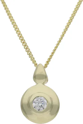 Produktbild von JuwelmaLux Anhänger 333/000 (8 Karat) Gold synth Zirkonia JL13-02-0119