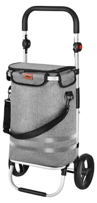 Produktbild von Faltbarer Einkaufswagen 50 l, Grau, Wärmeisolierung