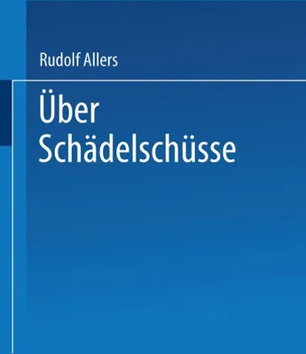 Produktbild von Über Schädelschüsse