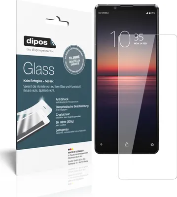 Produktbild von Schutzfolie für Sony Xperia 1 II Folie Anti-Shock 9H Displayschutz Displayfolie