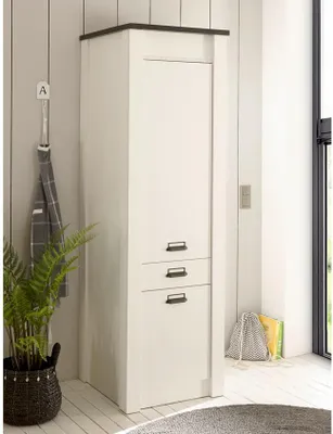 Produktbild von Stauraumschrank Sherwood Küche Pinie weiß 62 cm