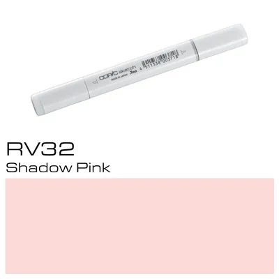 Immagine prodotto di COPIC Sketch pennello e scalpello a doppia faccia, RV32 rosa ombra