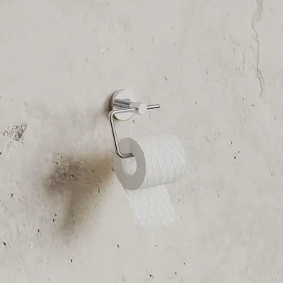 Immagine prodotto di Portarotoli da bagno Kronenbach, modello "Radia", senza coperchio, per montaggio a destra