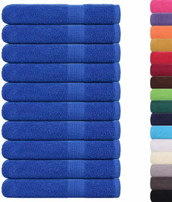 Produktbild von "SALE 2026" Saunatücher FROGN 10er-set - multifunktional& Moderne - Blau 80x200 cm 360 g/m² - Handtücher DE4831304