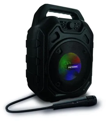 Image de Haut-parleur Bluetooth Metronic Mini haute puissance avec microphone, noir
