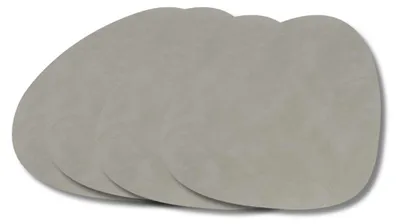 Produktbild von LIND DNA Tischset L Nupo 4-er Set Light Grey