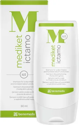 Image de Shampooing antipelliculaire et anti-séborrhéique Mediket Ictamo (Shampooing), 80 ml