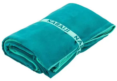 Produktbild von Nabaiji Mikrofaser Handtuch L GRÜN Badetuch Schnelltrocknend 80 x130cm