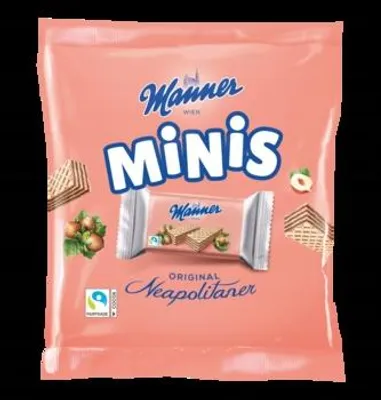 Obrázek produktu pro Wafle Manner orzechowe 10 szt x 15 g