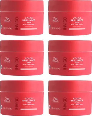 Produktbild von Invigo Color Brillance Vibrant Color Maske Fine/Normal 6x150 ml