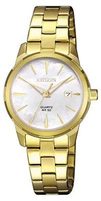 Produktbild von Citizen Damen Uhr Eu6072-56D, 43 mm Gehäuse, Quarz, Datumsanzeige, 5 ATM wasserdicht