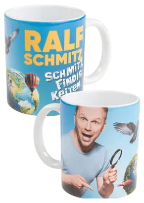 Produktbild von Ralf Schmitz Tasse - Schmitzfindigkeiten Kaffeetasse Becher Kaffeebecher aus Keramik 320 ml