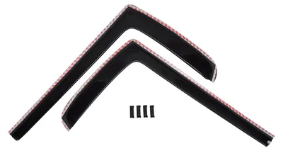 Produktbild von GP Windabweiser Für  Ford Tourneo Courier 2 5D ab 2023 2tlg LSE GP Regenabweiser, Schwarz, Getönt, Aerodynamisch, Einfache Montage, Befeistigung mit Clips
