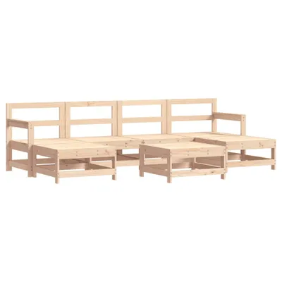 Produktbild von vidaXL 7-tlg. Garten-Lounge-Set Massivholz Kiefer