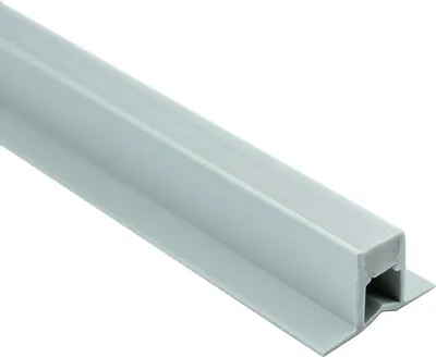 Produktbild von PVC Dehnfugen Fliesenschiene Fliesenprofil Kunststoff grau matt L250cm