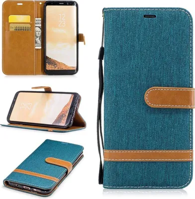 Zdjęcie produktu dla Etui do Samsung Galaxy S8+ PLus Jeans Cover Etui ochronne na telefon komórkowy Zielony