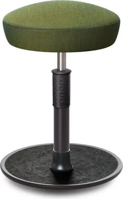 Produktbild von Sitz- Stehhocker Free Regular Hutsitz kvadrat Remix Olive schwarz /schwarz.