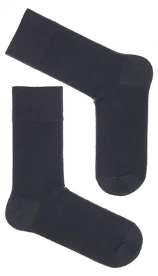 Produktbild von Anzugsocken Milena aus glatter Baumwolle schwarz für Herren 38-41