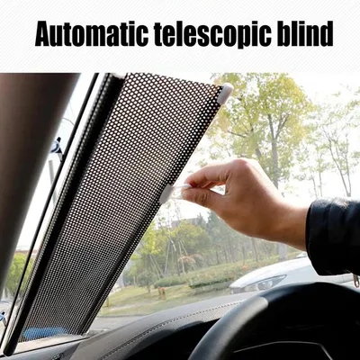 Produktbild von Automatischer einziehbarer Sonnenschutz für die Windschutzscheibe, UV-Block, Sonnenschutz für das Auto