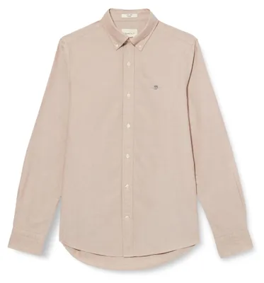 Immagine prodotto di Camicia Oxford slim da uomo Gant, color kaki caldo, taglia S