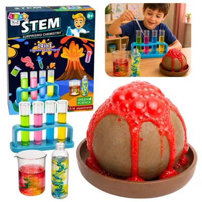 Image de Kit éducatif expérimental 14 en 1 de Little Chemist Expériences sur les volcans