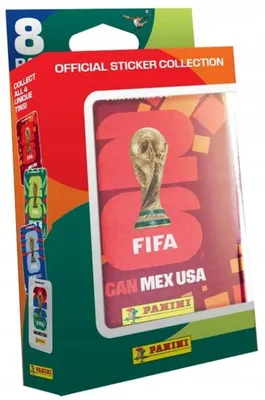 Produktbild von Panini Fifa World Cup 2026 Mini Tin – 8 Sachets With Stickers